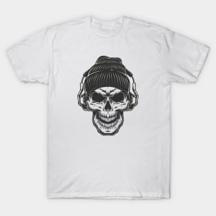 hipster beanie skull T-Shirt